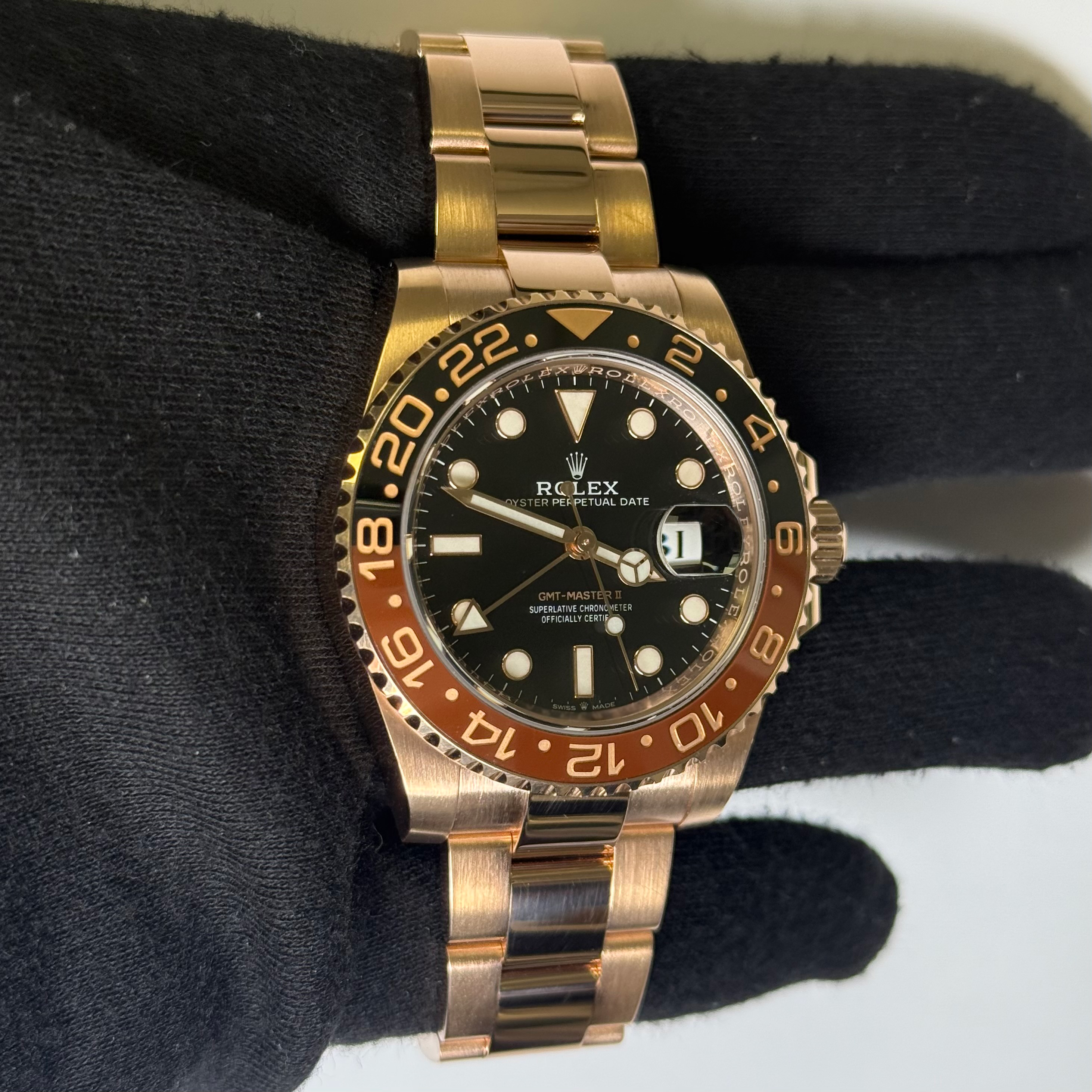 Rolex GMT-Master II 40mm Black Dial Watch Ref# 126715CHNR - Happy Jewelers Fine Jewelry Lifetime Warranty
