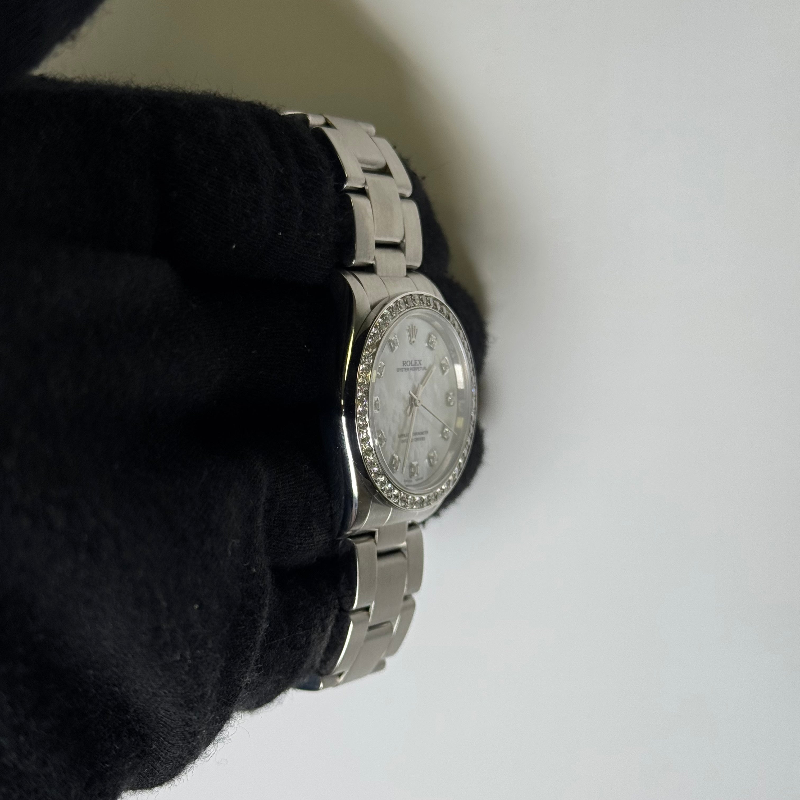 Rolex Oyster Perpetual 31mm MOP Dial Watch Ref# 67480 - Happy Jewelers Fine Jewelry Lifetime Warranty