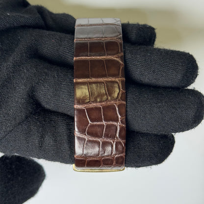 Van Cleef Cadenas 26x13mm Gold Dial Watch Ref# 131148 - Happy Jewelers Fine Jewelry Lifetime Warranty