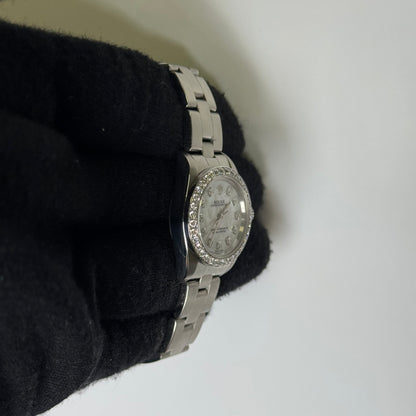 Rolex Oyster Perpetual 26mm MOP Dial Watch Ref# 67230 - Happy Jewelers Fine Jewelry Lifetime Warranty