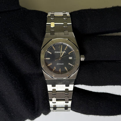 Audemars Piguet Royal Oak 33mm Gray Dial Watch Ref# 5603SA.OO.0789SA - Happy Jewelers Fine Jewelry Lifetime Warranty
