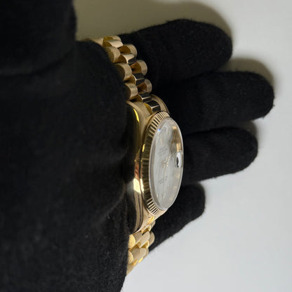 Rolex Day-Date 36mm White Dial Watch Ref# 18238 - Happy Jewelers Fine Jewelry Lifetime Warranty