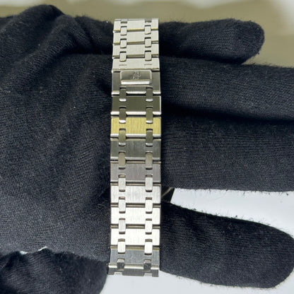 Audemars Piguet Royal Oak 33mm Black Dial Watch Ref# 56303ST.OO.0789ST.01 - Happy Jewelers Fine Jewelry Lifetime Warranty