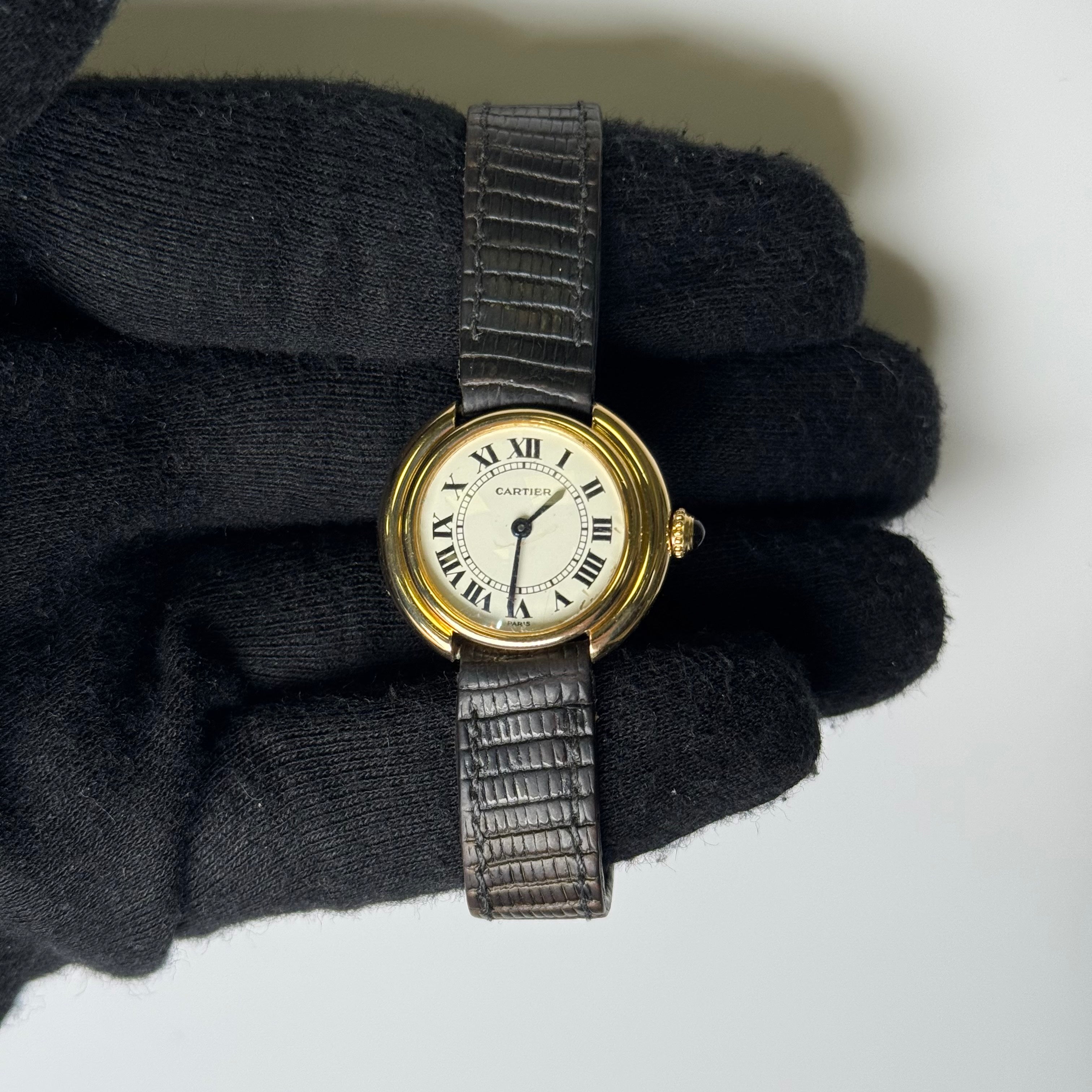 Cartier Vendome 26mm White Dial Watch Ref# 6708 - Happy Jewelers Fine Jewelry Lifetime Warranty