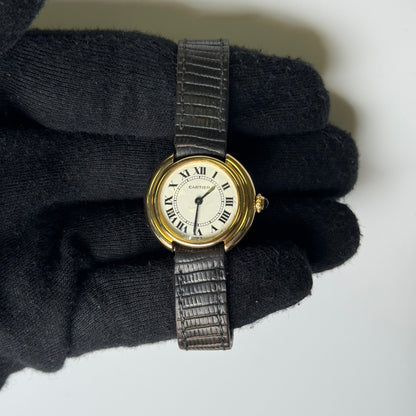 Cartier Vendome 26mm White Dial Watch Ref# 6708 - Happy Jewelers Fine Jewelry Lifetime Warranty