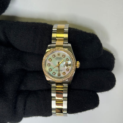 Rolex Datejust 26mm MOP Dial Watch Ref# 179173 - Happy Jewelers Fine Jewelry Lifetime Warranty