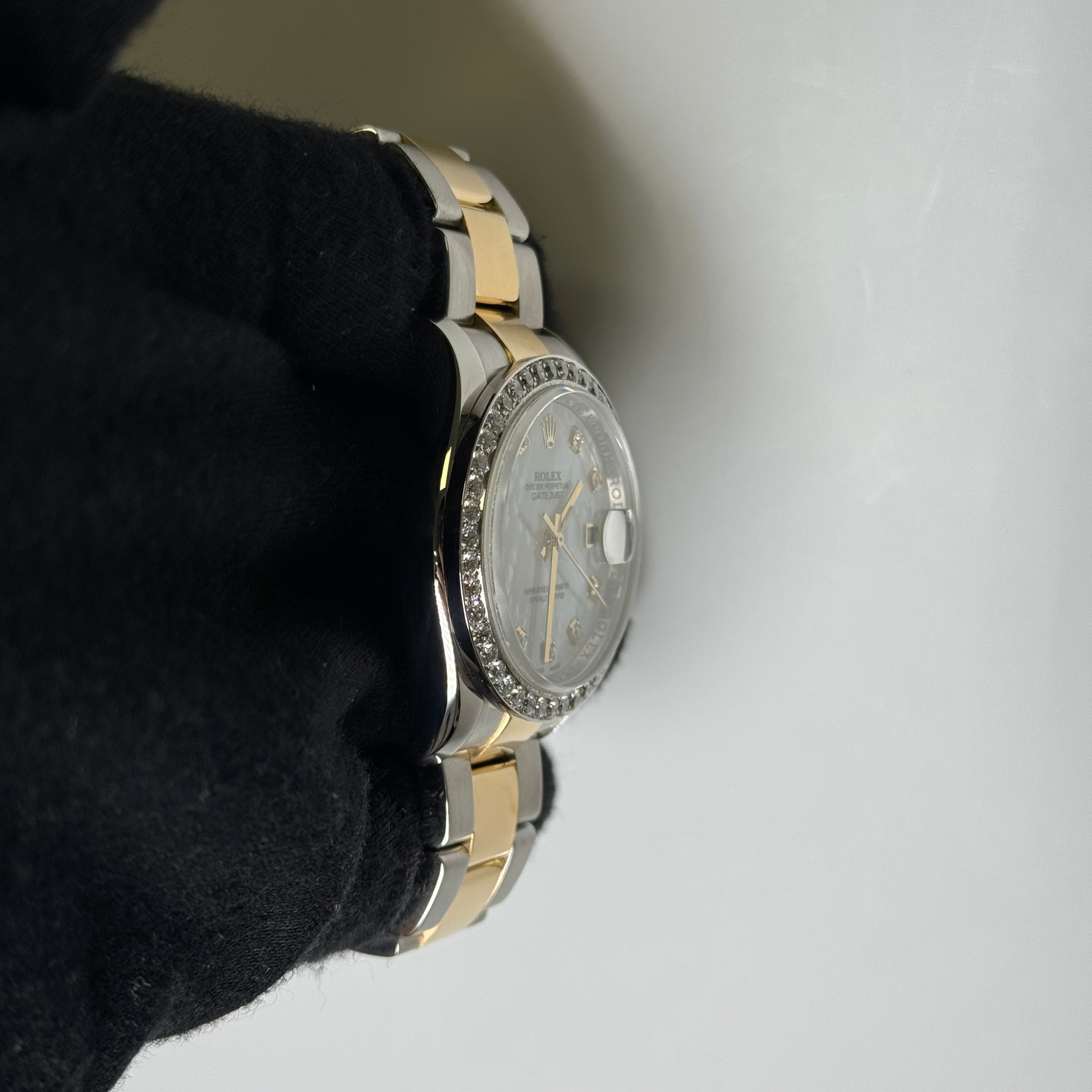 Rolex Datejust 36mm MOP Dial Watch Ref# 116203 - Happy Jewelers Fine Jewelry Lifetime Warranty