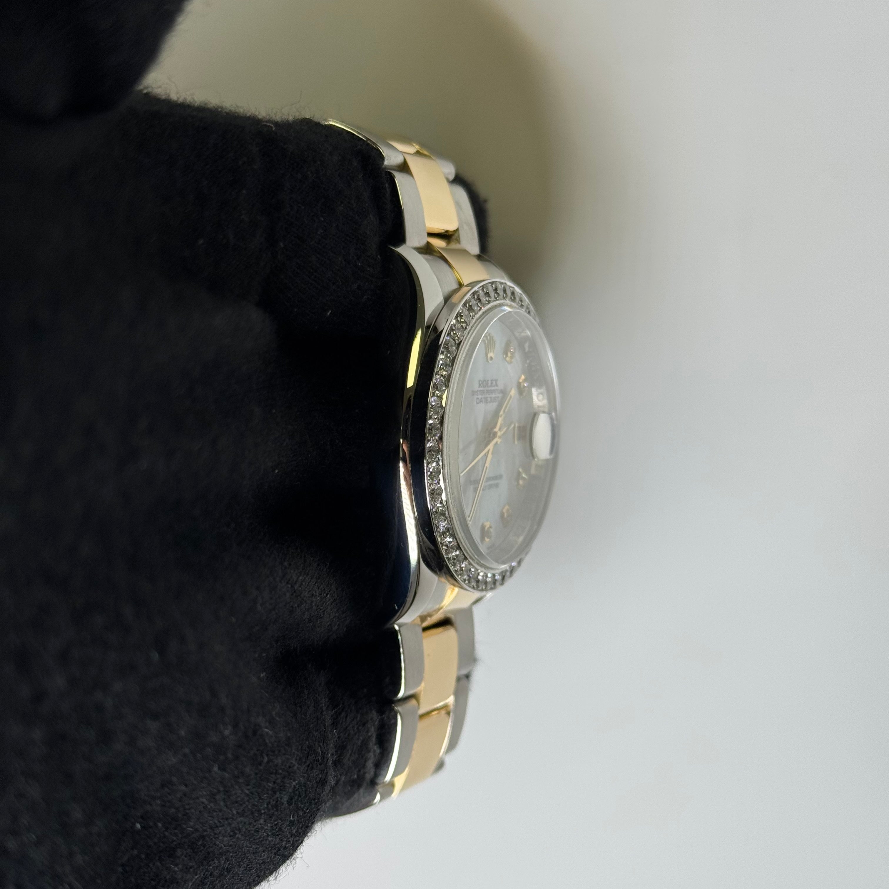 Rolex Datejust 36mm MOP Dial Watch Ref# 116203 - Happy Jewelers Fine Jewelry Lifetime Warranty