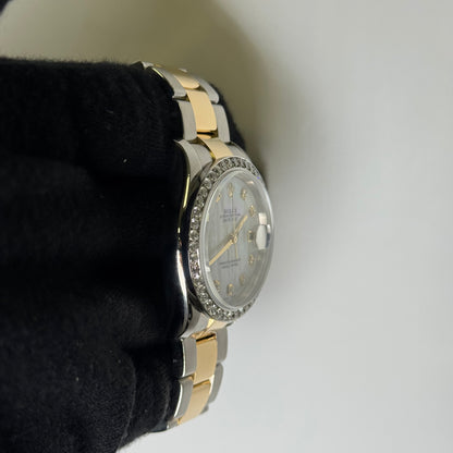 Rolex Datejust 36mm MOP Dial Watch Ref# 116203 - Happy Jewelers Fine Jewelry Lifetime Warranty