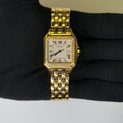 Cartier Panthere 27mm White Dial Watch Ref# 88270147 - Happy Jewelers Fine Jewelry Lifetime Warranty