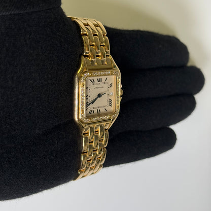 Cartier Panthere 27mm White Dial Watch Ref# 88270147 - Happy Jewelers Fine Jewelry Lifetime Warranty