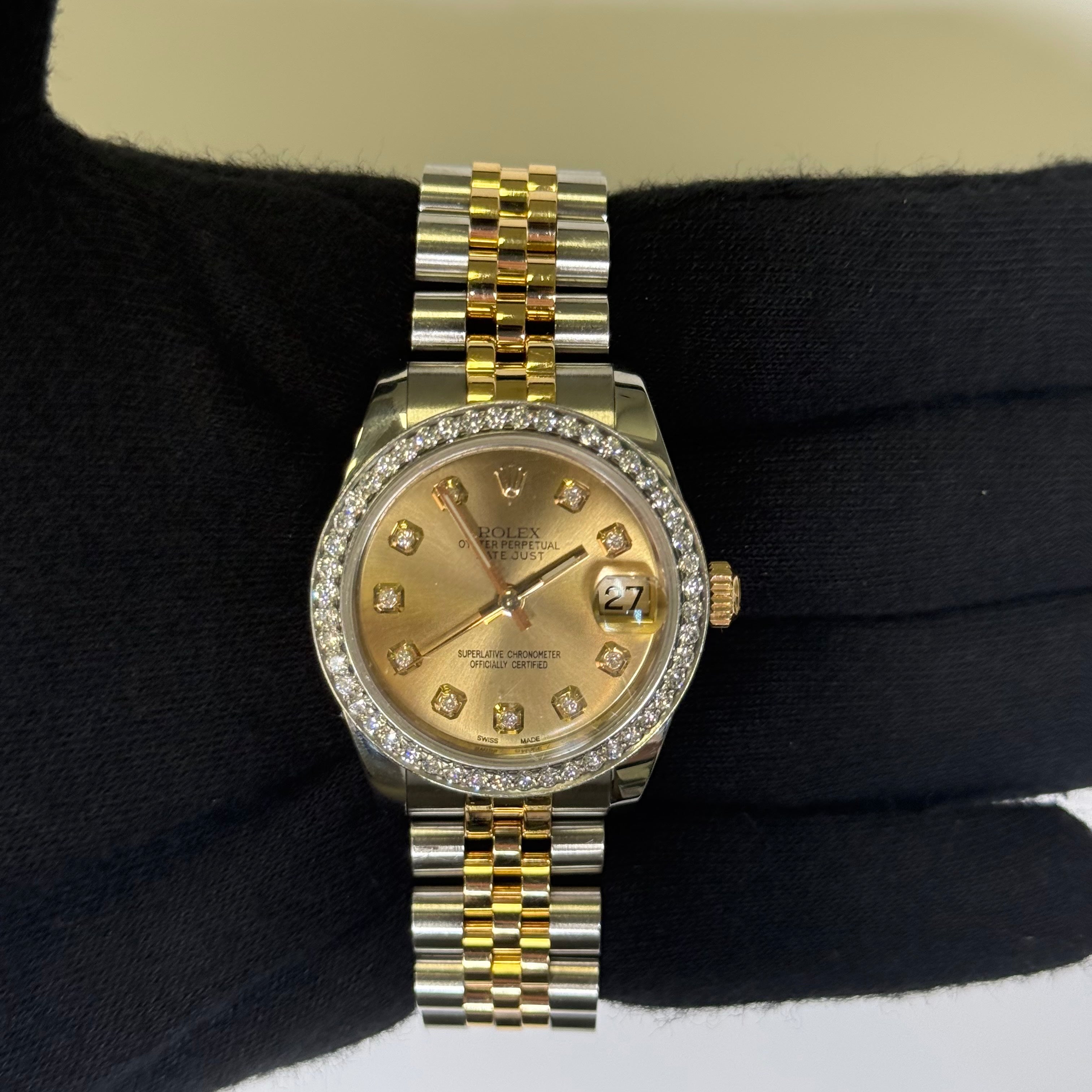 Rolex Datejust 31mm Champagne Dial Watch Ref# 178273 - Happy Jewelers Fine Jewelry Lifetime Warranty