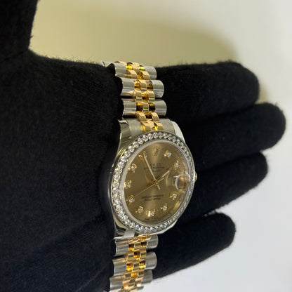 Rolex Datejust 31mm Champagne Dial Watch Ref# 178273 - Happy Jewelers Fine Jewelry Lifetime Warranty