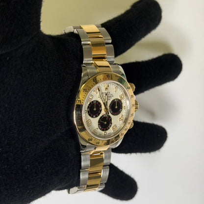Rolex Daytona 40mm White Dial Watch Ref# 16523 - Happy Jewelers Fine Jewelry Lifetime Warranty