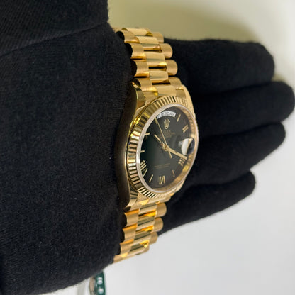 Rolex Day-Date 36mm Green Dial Watch Ref# 128238 - Happy Jewelers Fine Jewelry Lifetime Warranty