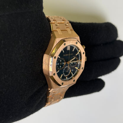 Audemars Piguet Royal Oak 38mm Blue Dial Ref# 26715OR.OO.1356OR.01 - Happy Jewelers Fine Jewelry Lifetime Warranty