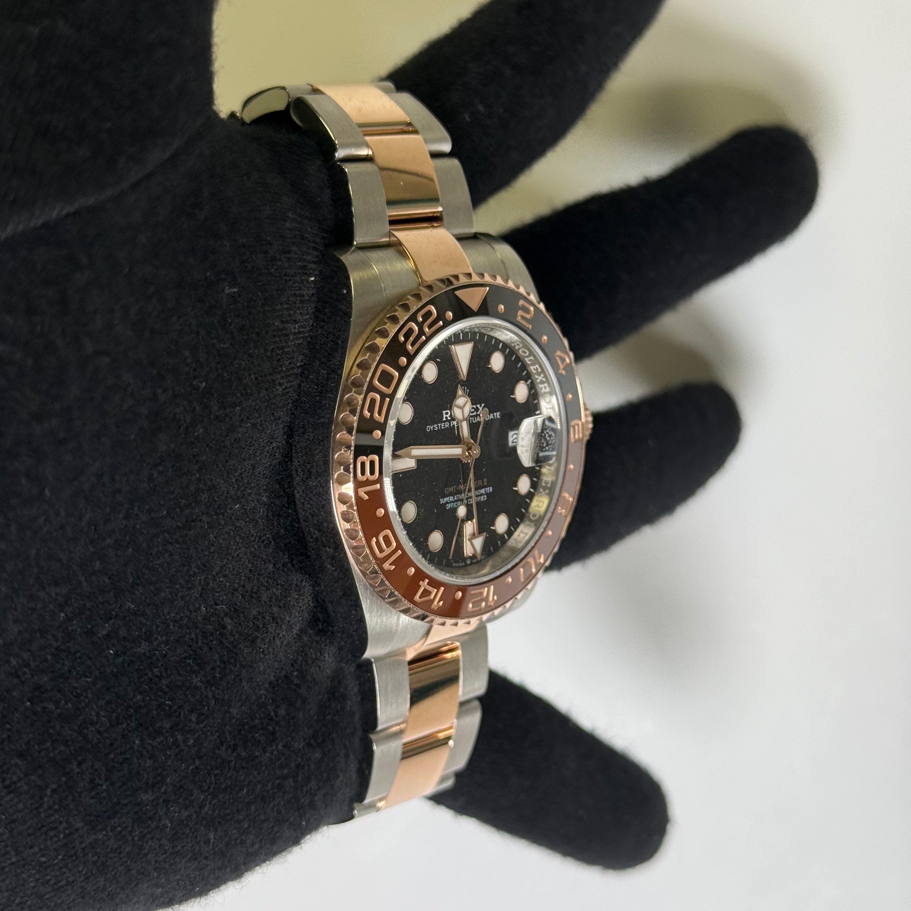 Rolex GMT-Master II 40mm Black Dial Watch Ref# 126711CHNR – Happy