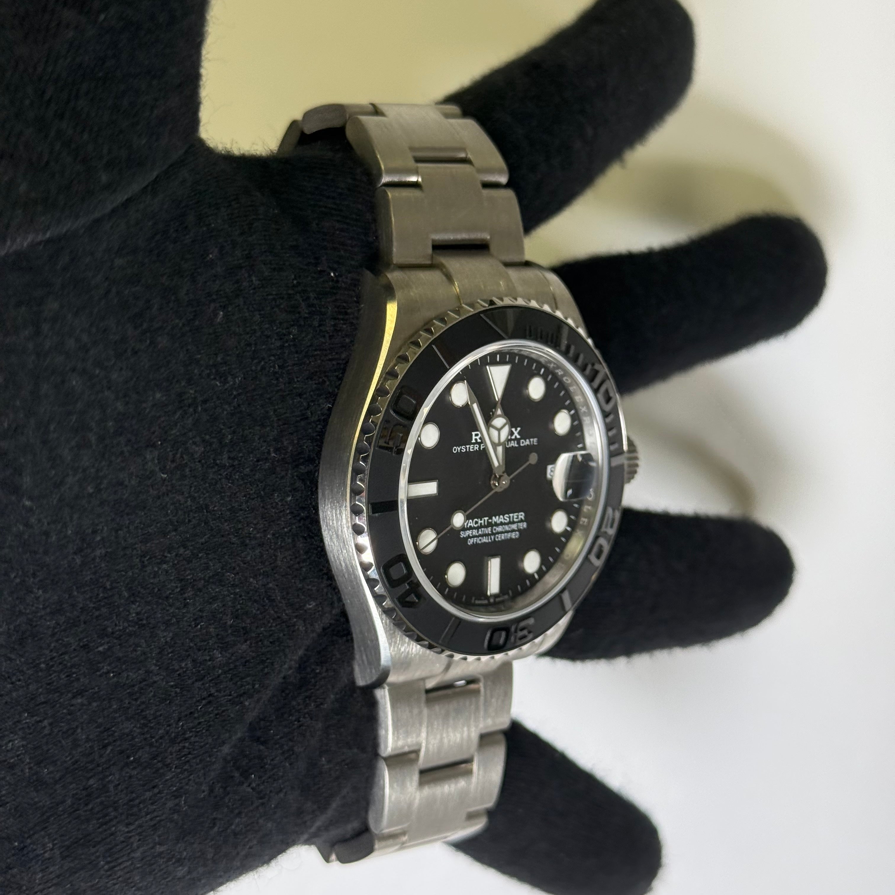 Rolex Yacht-Master 42mm Black Dial Watch Ref# 226627 - Happy Jewelers Fine Jewelry Lifetime Warranty