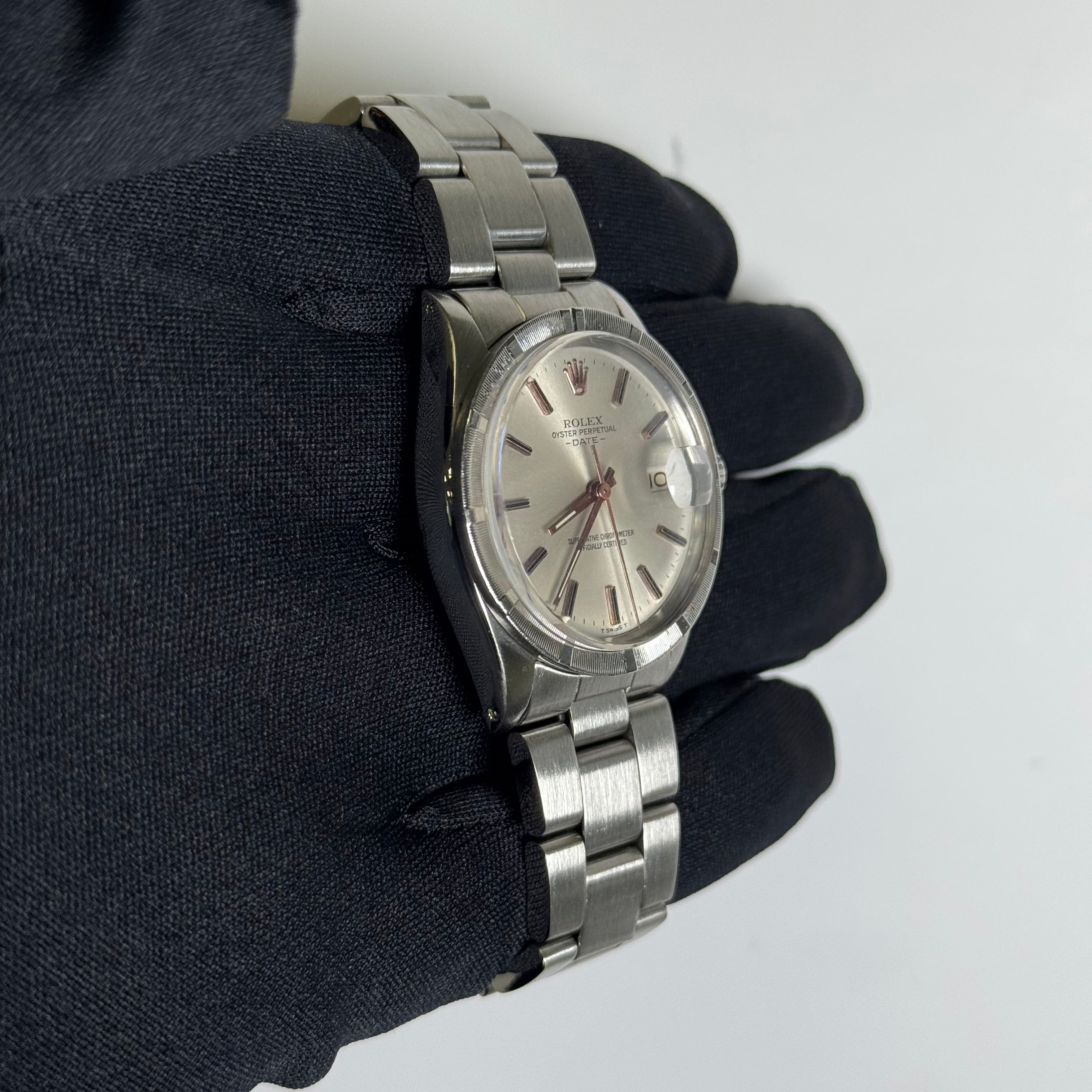 Rolex Oyster Perpetual 34mm Silver Dial Watch Ref# 1501 - Happy Jewelers Fine Jewelry Lifetime Warranty