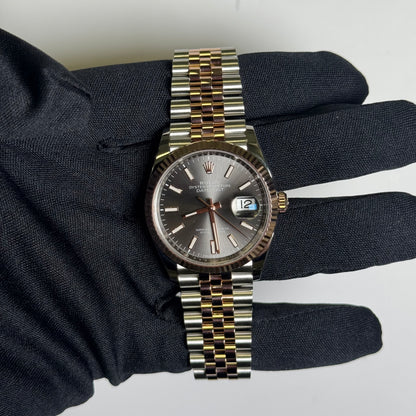 Rolex Datejust 36mm Rhodium Dial Watch Ref# 126231 - Happy Jewelers Fine Jewelry Lifetime Warranty
