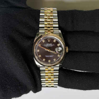 Rolex Datejust 36mm Black Dial Watch Ref# 126233 - Happy Jewelers Fine Jewelry Lifetime Warranty