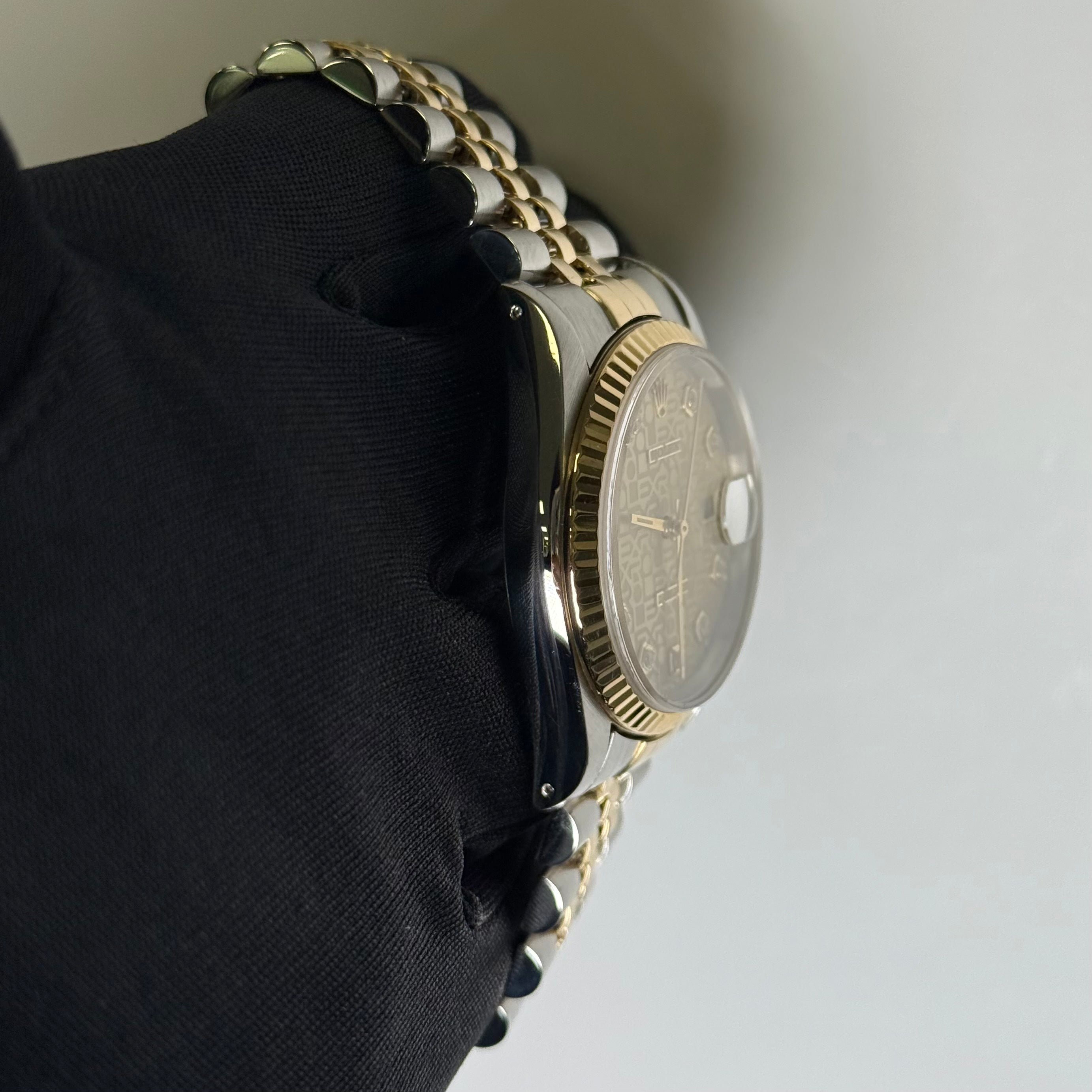 Rolex Datejust 36mm Champagne Dial Watch Ref# 16233 - Happy Jewelers Fine Jewelry Lifetime Warranty