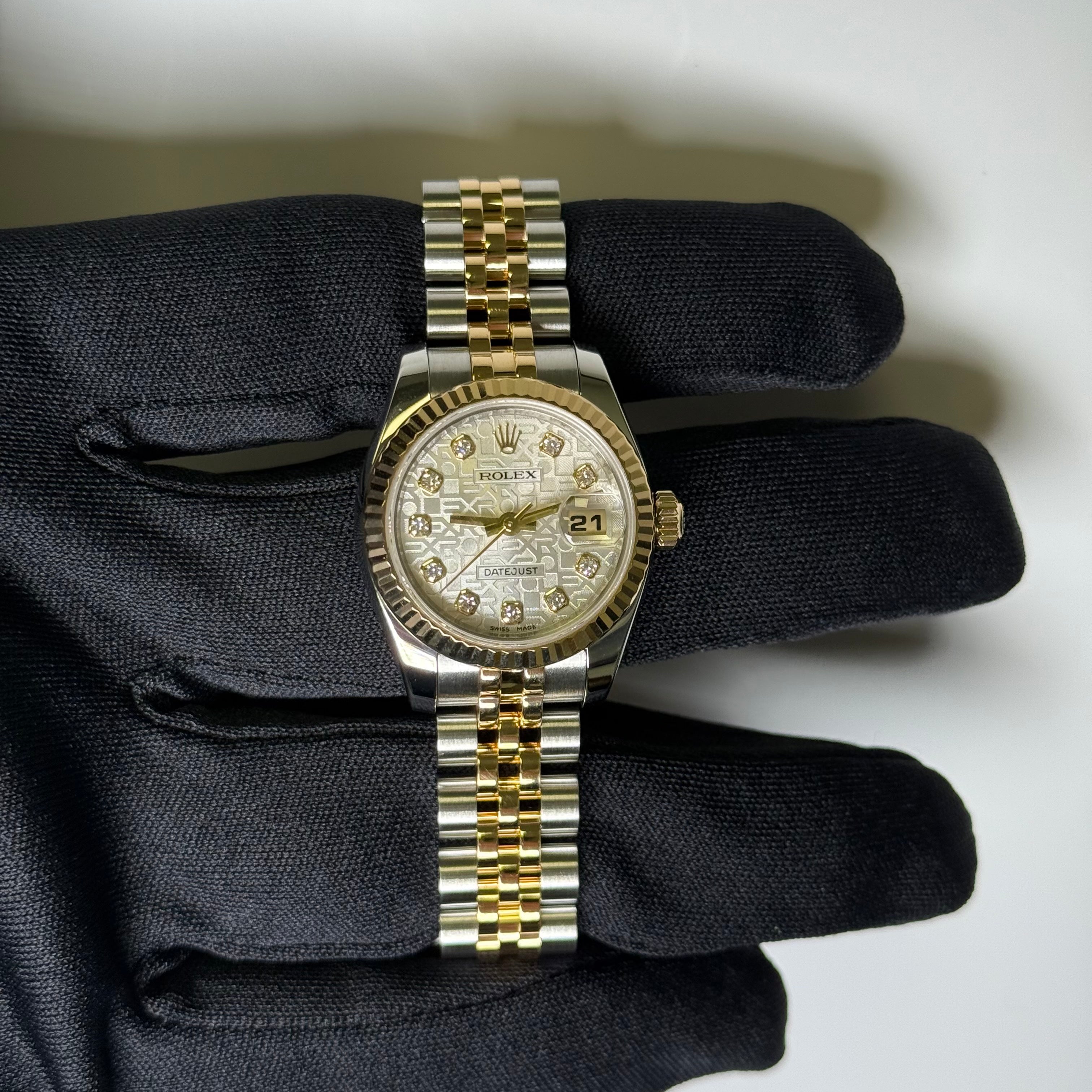 Rolex Datejust 26mm White Dial Watch Ref# 179173 - Happy Jewelers Fine Jewelry Lifetime Warranty