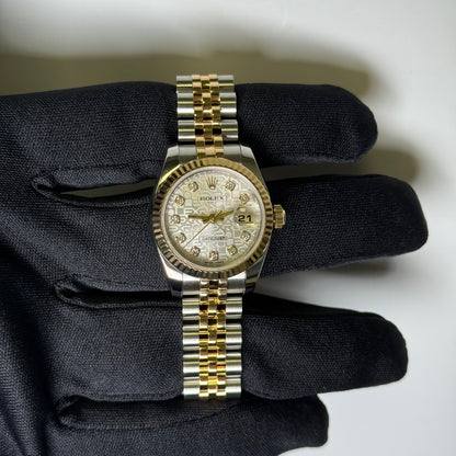 Rolex Datejust 26mm White Dial Watch Ref# 179173 - Happy Jewelers Fine Jewelry Lifetime Warranty