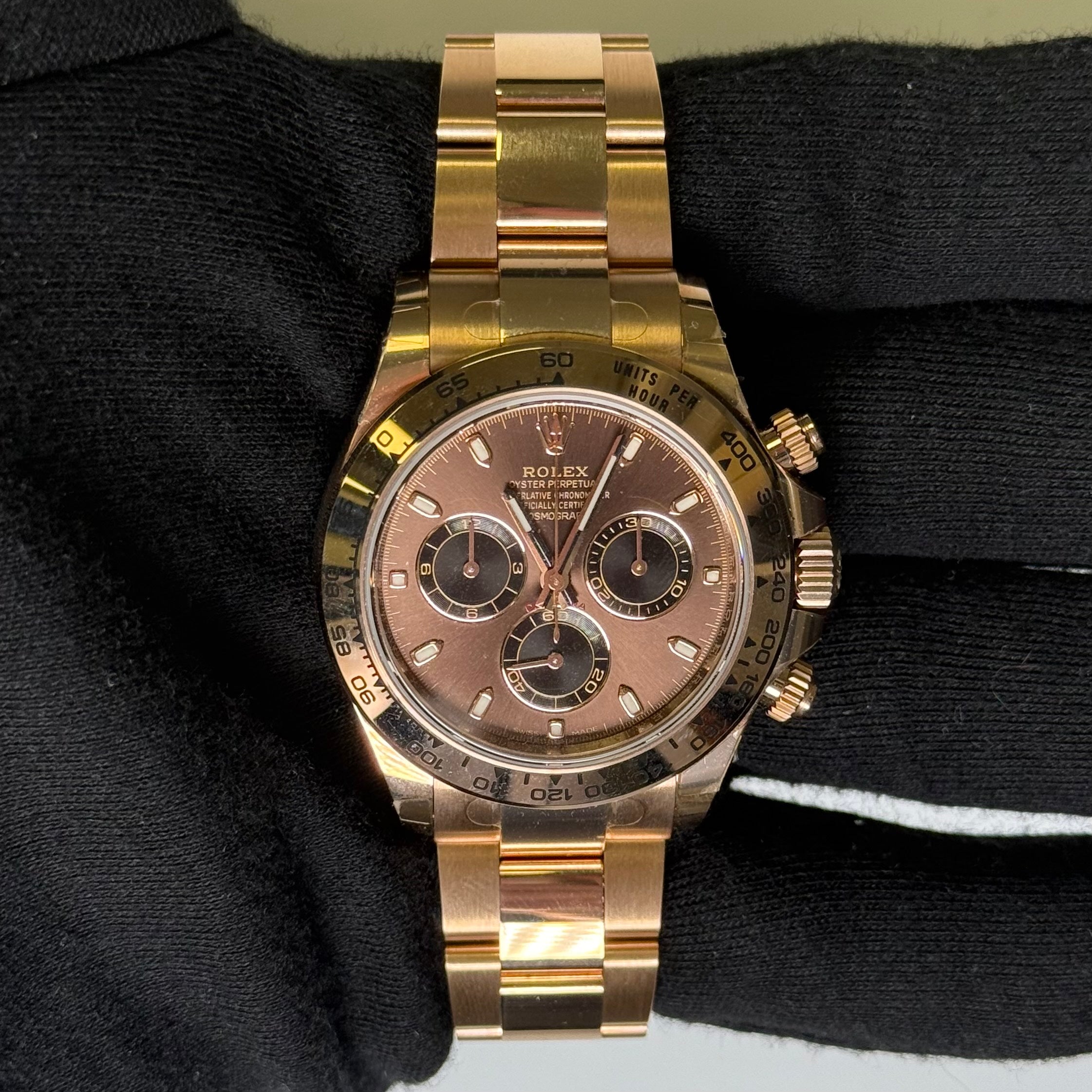 Rolex Daytona 40mm Chocolate Dial Watch Ref# 116505 - Happy Jewelers Fine Jewelry Lifetime Warranty