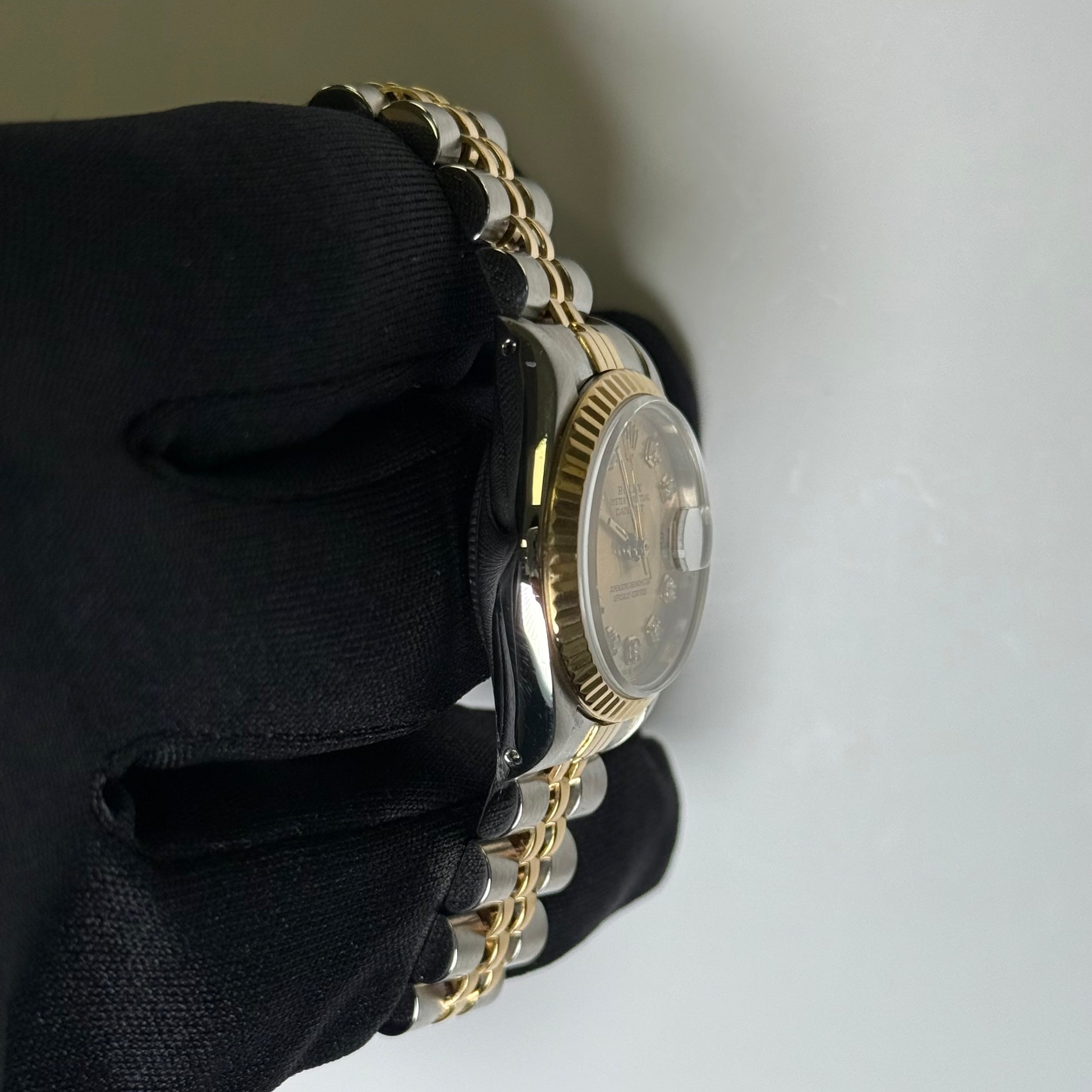 Rolex Datejust 26mm Champagne Dial Watch Ref# 69173 - Happy Jewelers Fine Jewelry Lifetime Warranty