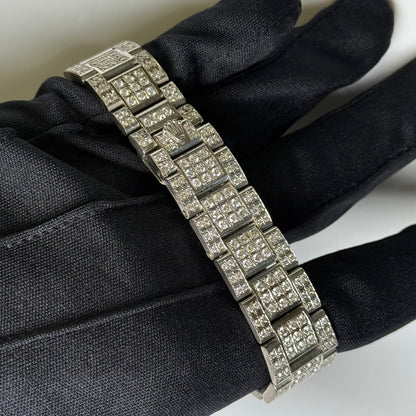 Rolex Day-Date 36mm Silver Sunkiss Dial Watch Reference# 118209 - Happy Jewelers Fine Jewelry Lifetime Warranty