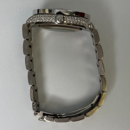 Rolex Day-Date 36mm Silver Sunkiss Dial Watch Reference# 118209 - Happy Jewelers Fine Jewelry Lifetime Warranty