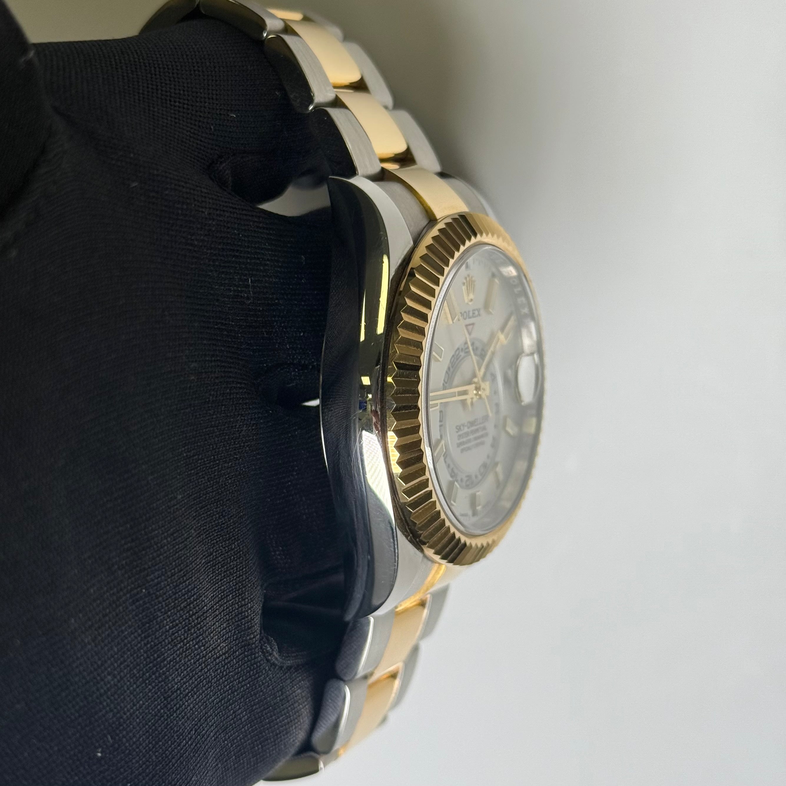 Rolex Sky-Dweller 42mm White Dial Watch Ref# 326933 - Happy Jewelers Fine Jewelry Lifetime Warranty