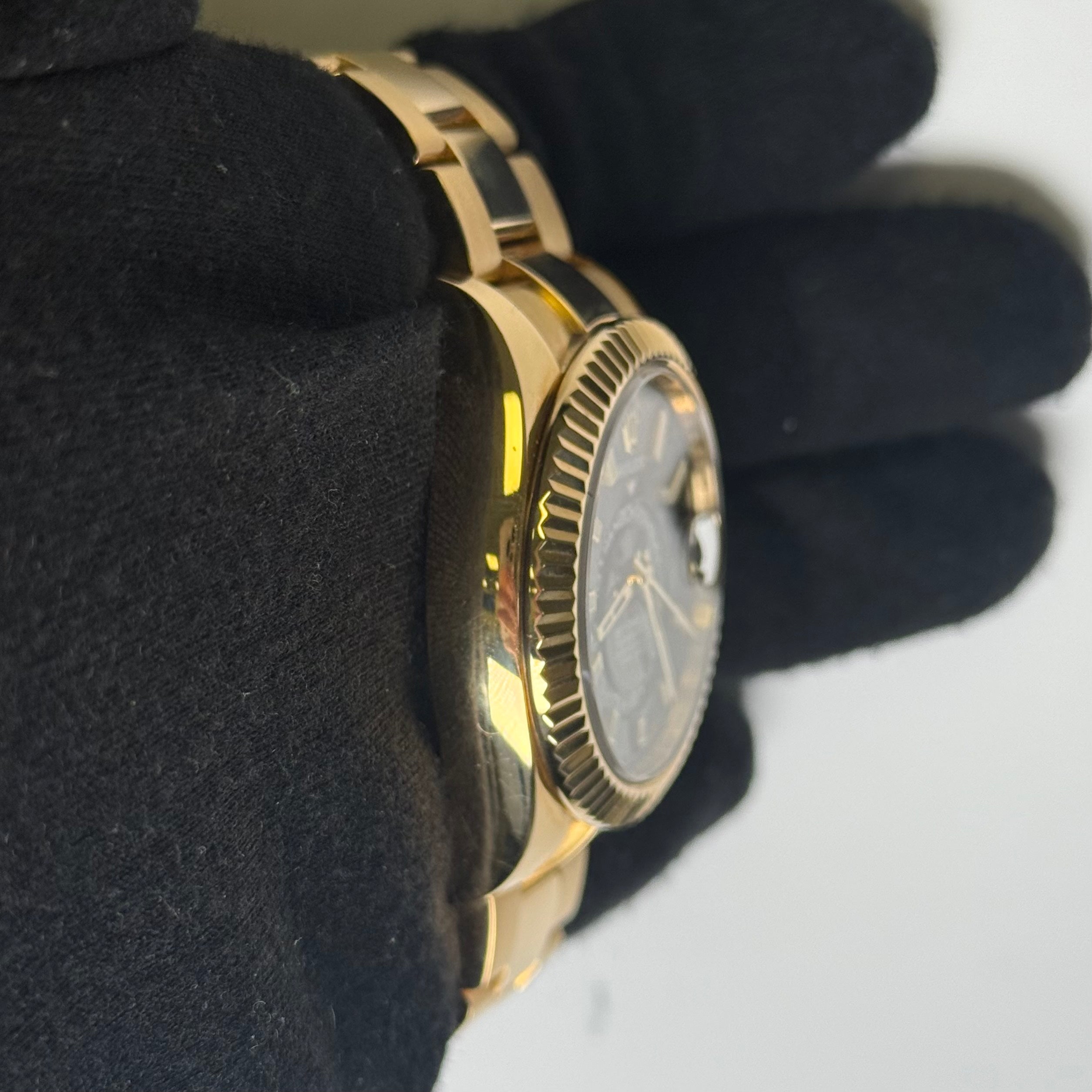 Rolex Sky-Dweller 42mm Black Dial Watch Ref# 326938 - Happy Jewelers Fine Jewelry Lifetime Warranty