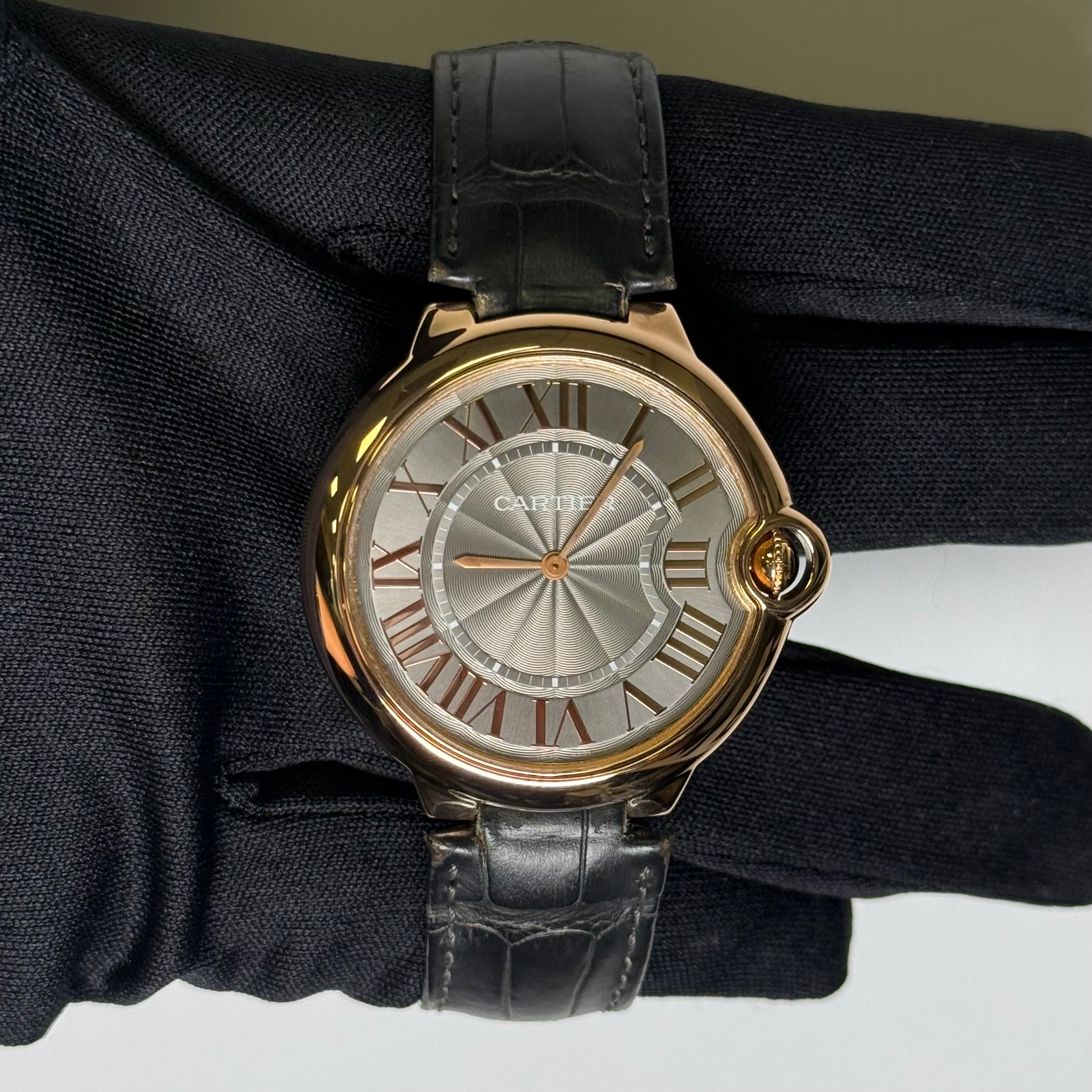 Cartier Ballon Bleu 40mm Grey Dial Watch Ref# W6920089 - Happy Jewelers Fine Jewelry Lifetime Warranty