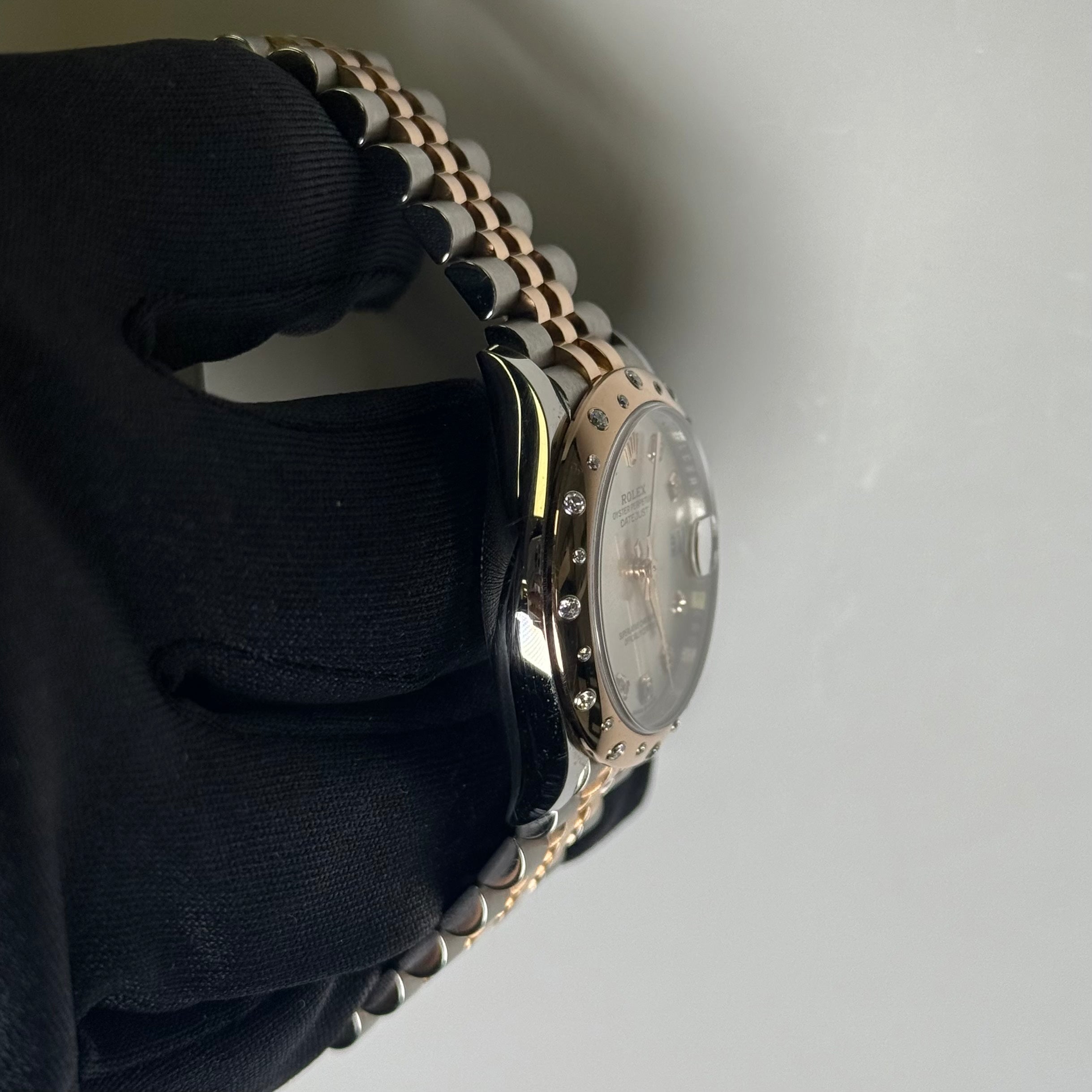 Rolex Datejust 31mm Silver Diamond Dial Watch Ref# 278341RBR - Happy Jewelers Fine Jewelry Lifetime Warranty