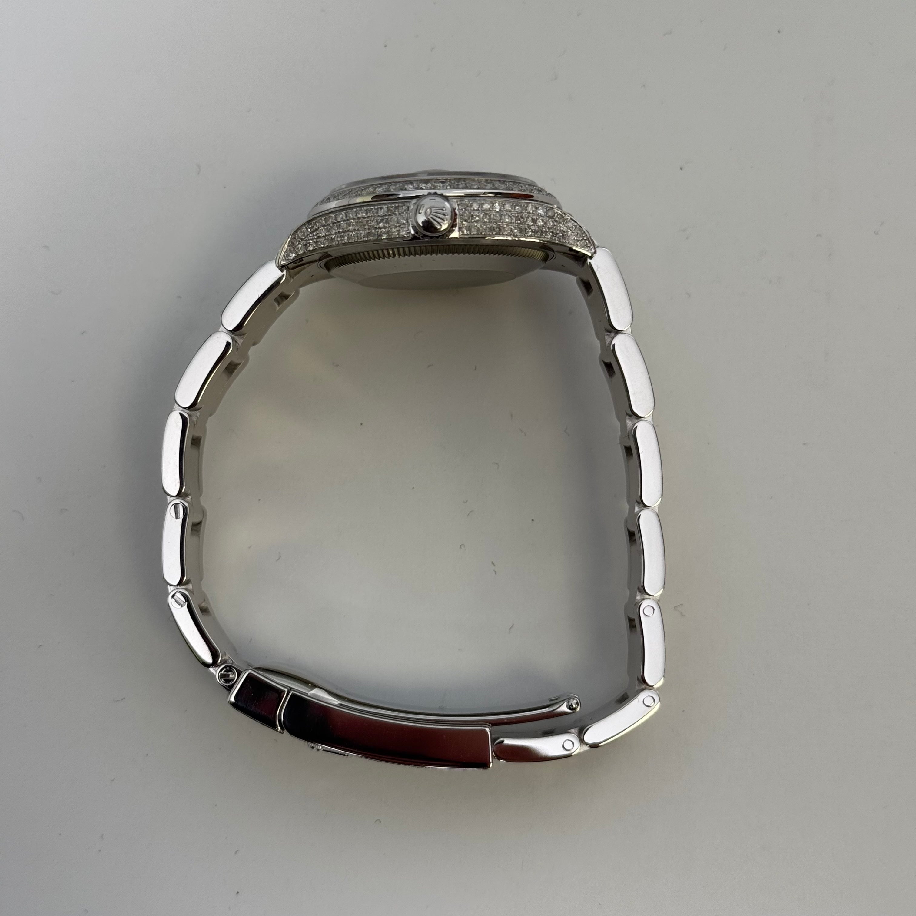 Rolex Datejust 31mm Custom Iced Out Dial Watch Ref# 278240 - Happy Jewelers Fine Jewelry Lifetime Warranty