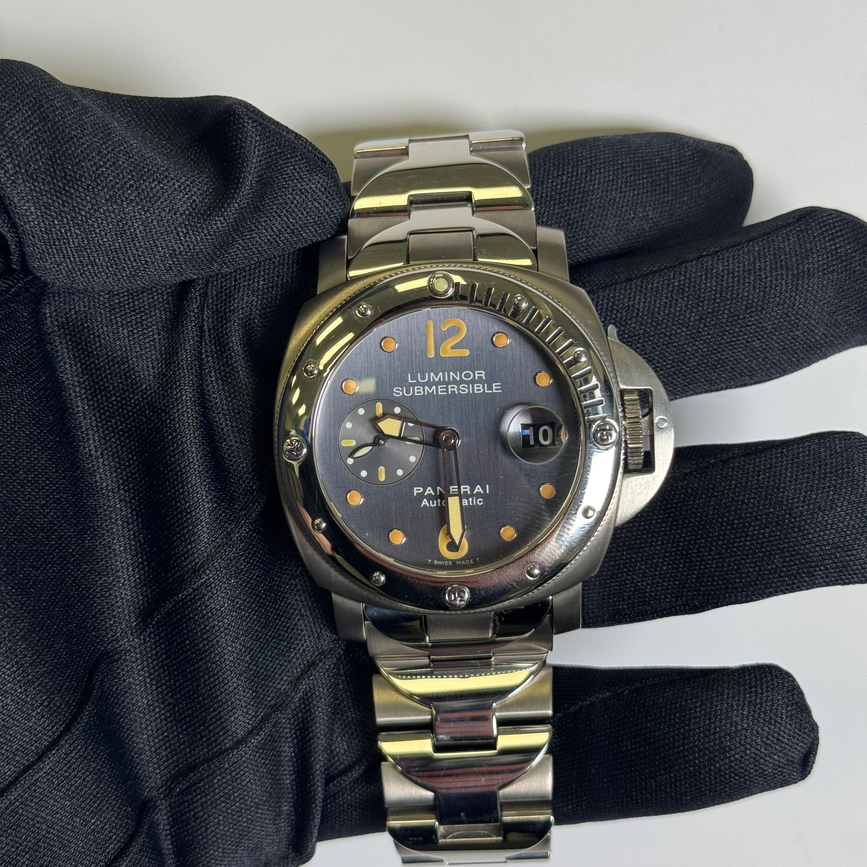 Panerai Luminor Submersible 44mm Grey Dot Dial - Happy Jewelers Fine Jewelry Lifetime Warranty