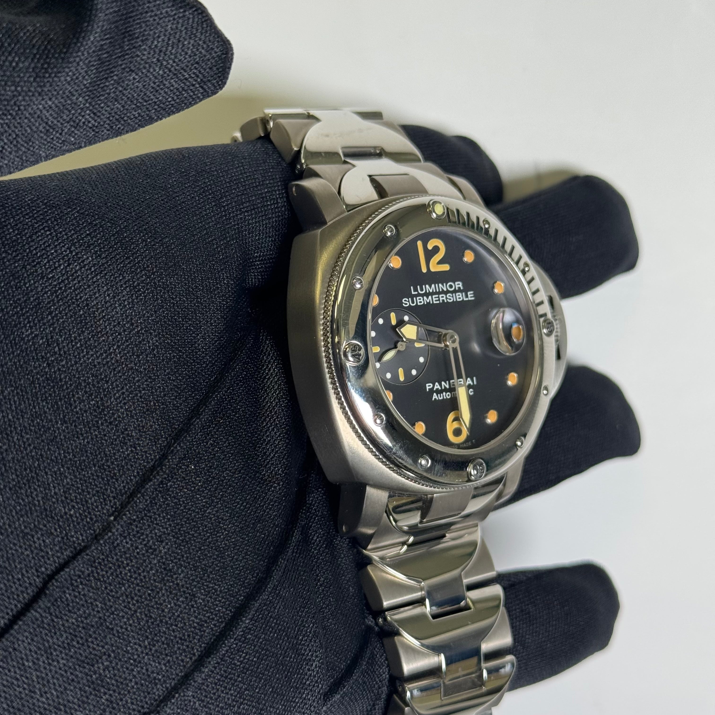 Panerai Luminor Submersible 44mm Grey Dot Dial - Happy Jewelers Fine Jewelry Lifetime Warranty