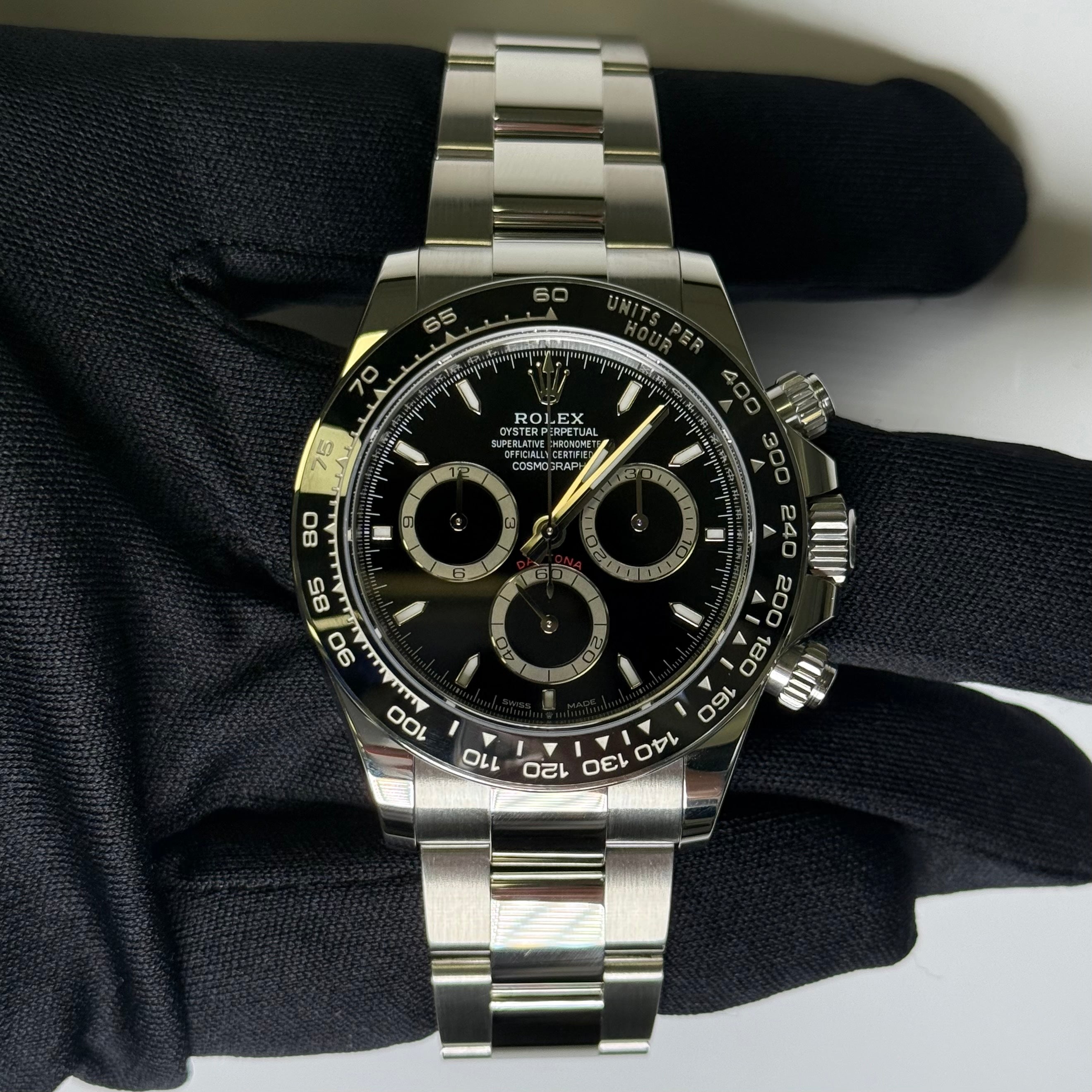 Rolex Daytona 40mm Black Dial Watch Ref# 126500LN - Happy Jewelers Fine Jewelry Lifetime Warranty