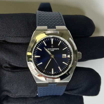 Vacheron Constantin Overseas 34.5mm Blue Dial Watch Ref# 4600V/200A-B980 - Happy Jewelers Fine Jewelry Lifetime Warranty