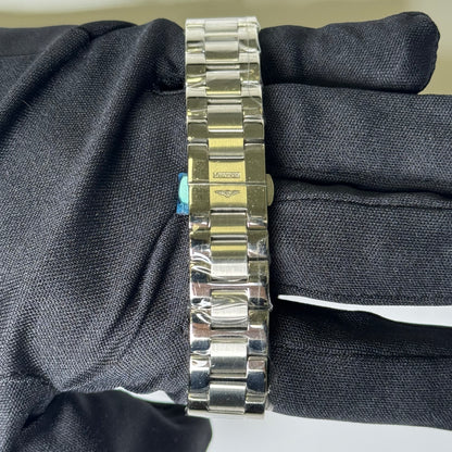 Longines Conquest 34mm Mother of Pearl Dial Watch Ref#L2.385.0.87.6 - Happy Jewelers Fine Jewelry Lifetime Warranty
