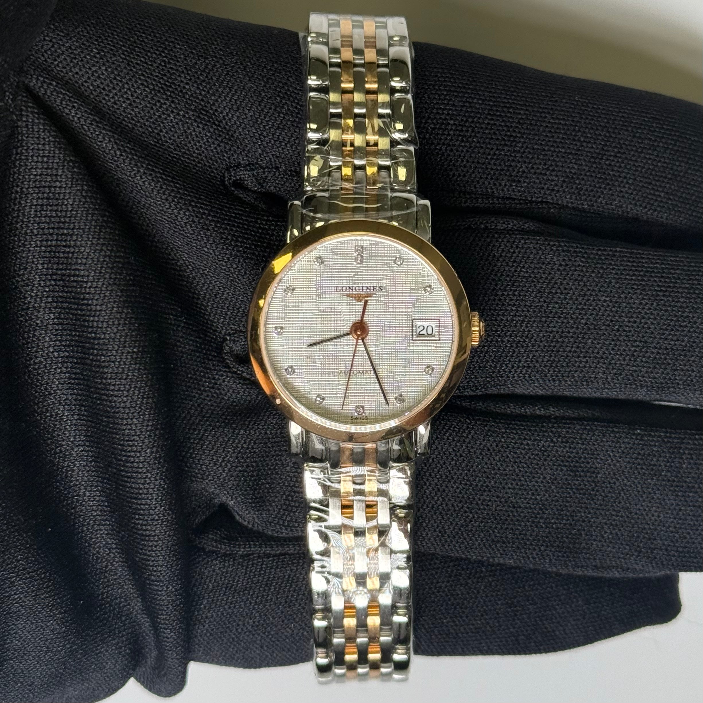Longines Elegant Collection 25.5mm White Dial Watch Ref#L4.309.5.77.7 - Happy Jewelers Fine Jewelry Lifetime Warranty