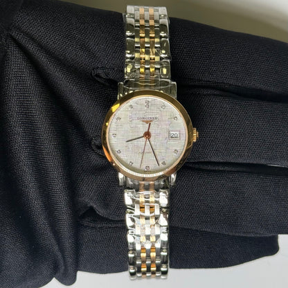 Longines Elegant Collection 25.5mm White Dial Watch Ref#L4.309.5.77.7 - Happy Jewelers Fine Jewelry Lifetime Warranty