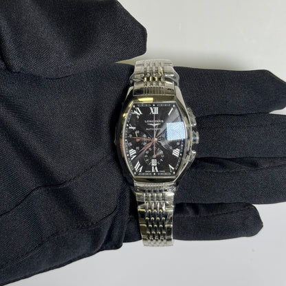 Longines Evidenza 31mm Black Dial Watch Ref#L2.156.4.51.6 - Happy Jewelers Fine Jewelry Lifetime Warranty