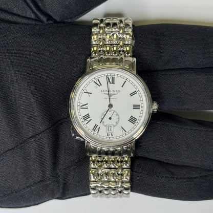 Longines Presence 40mm White Dial Watch Ref#L4.905.4.11.6 - Happy Jewelers Fine Jewelry Lifetime Warranty