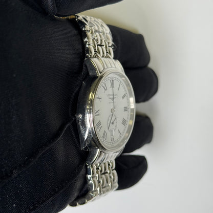 Longines Presence 40mm White Dial Watch Ref#L4.905.4.11.6 - Happy Jewelers Fine Jewelry Lifetime Warranty