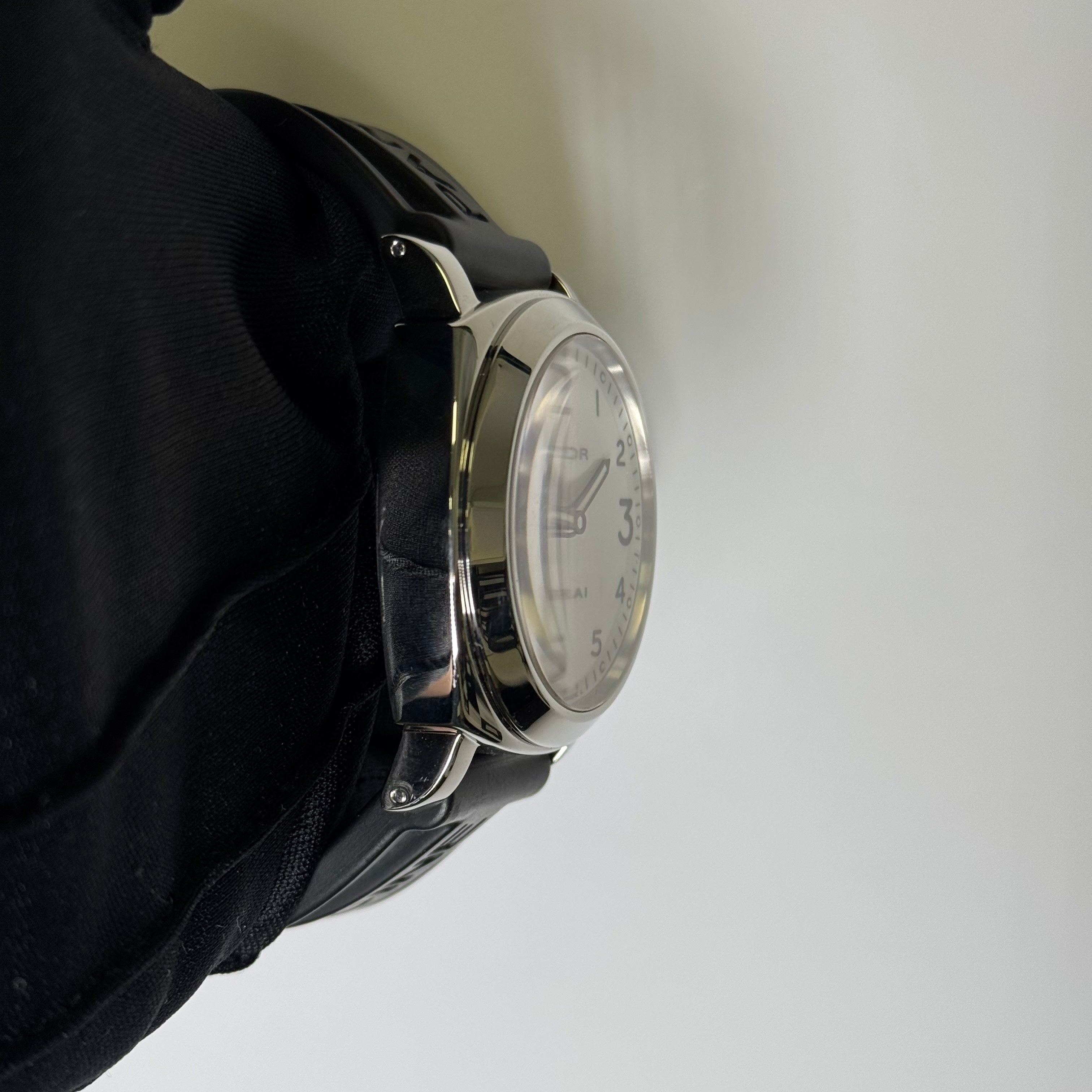 Panerai Luminor 44mm White Dial Watch Ref# PAM00114 - Happy Jewelers Fine Jewelry Lifetime Warranty