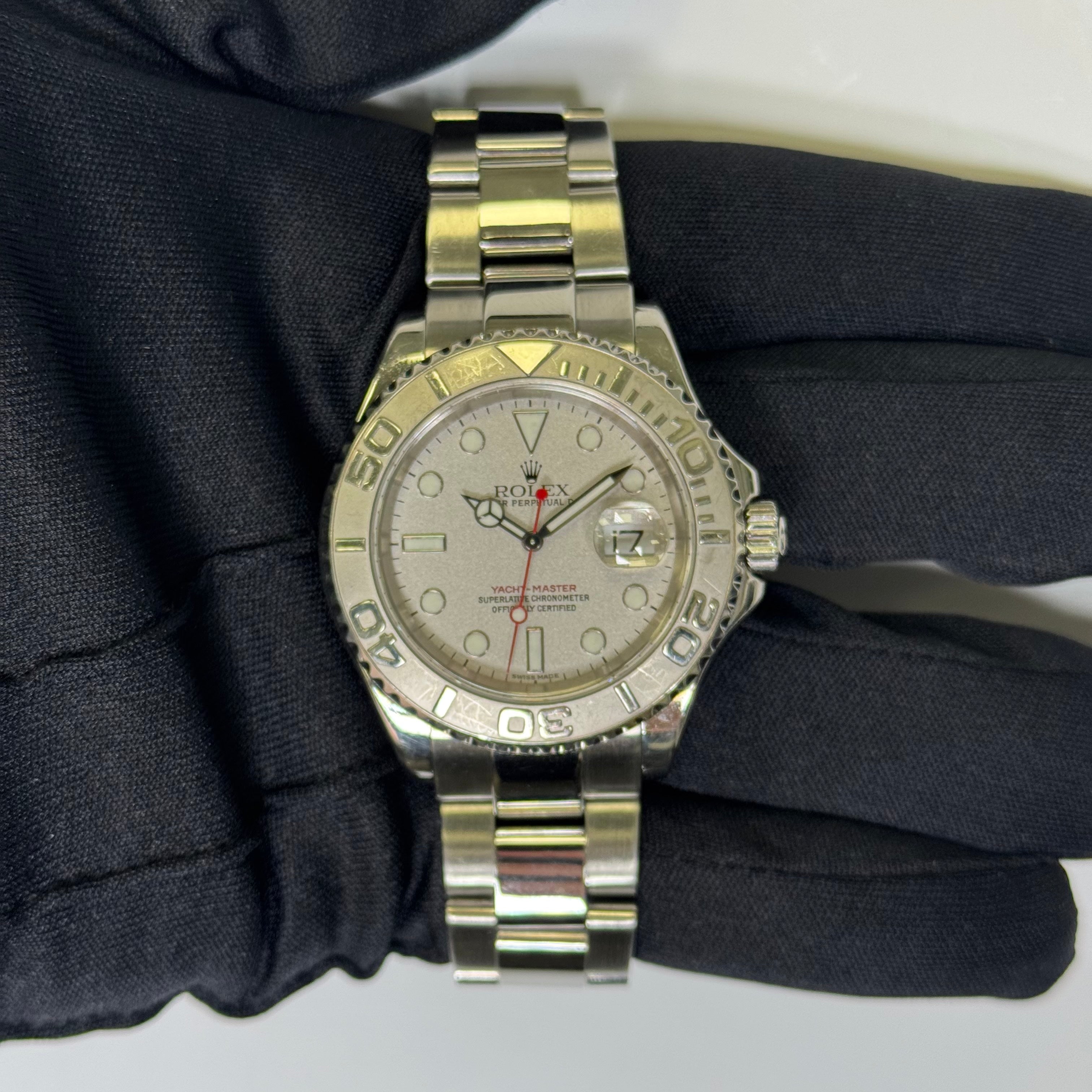 Rolex Yacht-Master 40mm Silver Dial Watch Ref# 16622 - Happy Jewelers Fine Jewelry Lifetime Warranty