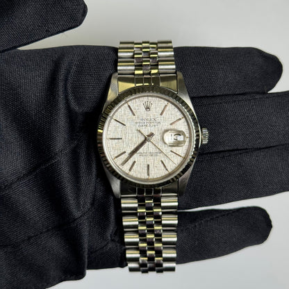 Rolex Datejust 36mm Silver Dial Watch Ref# 1601 - Happy Jewelers Fine Jewelry Lifetime Warranty